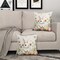 Happy Easter Pillow Covers 18x18 – Set of 2 Bunny, Egg & Floral Outdoor Throw Pillowcases